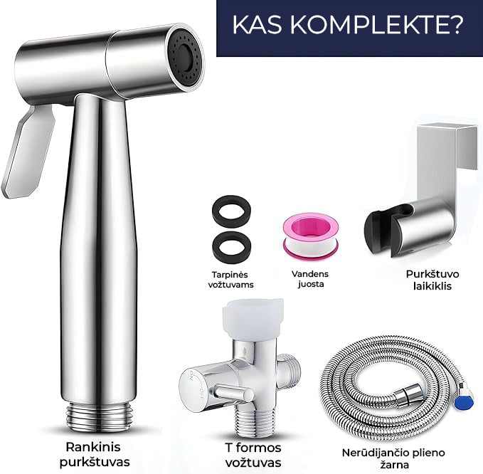 Aquacomfort™ rankinis tualeto purkštuvas