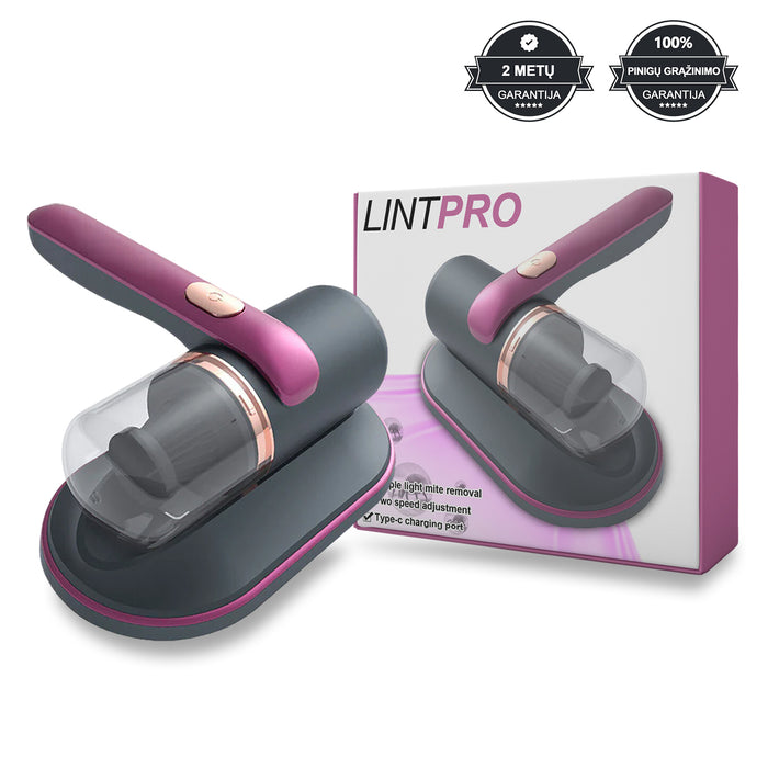 LintPRO™ galingas dulkių erkučių siurblys
